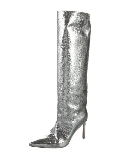 Bettina Vermillon Leather Boots