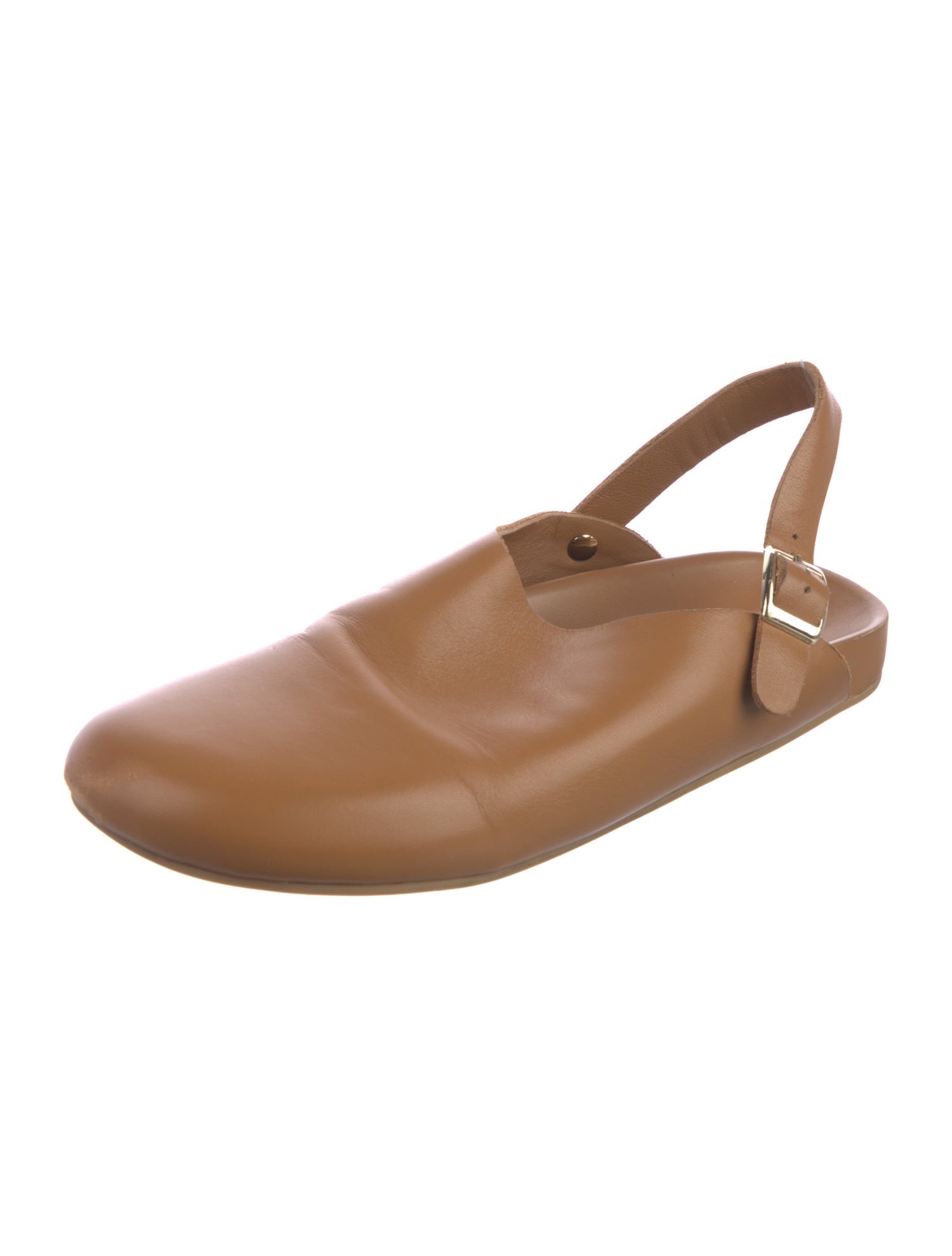 Beatrice Valenzuela Leather Slingback Flats