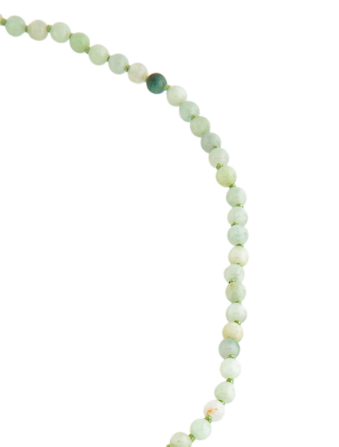 Beatrice Valenzuela 14K Jadeite Bead Necklace