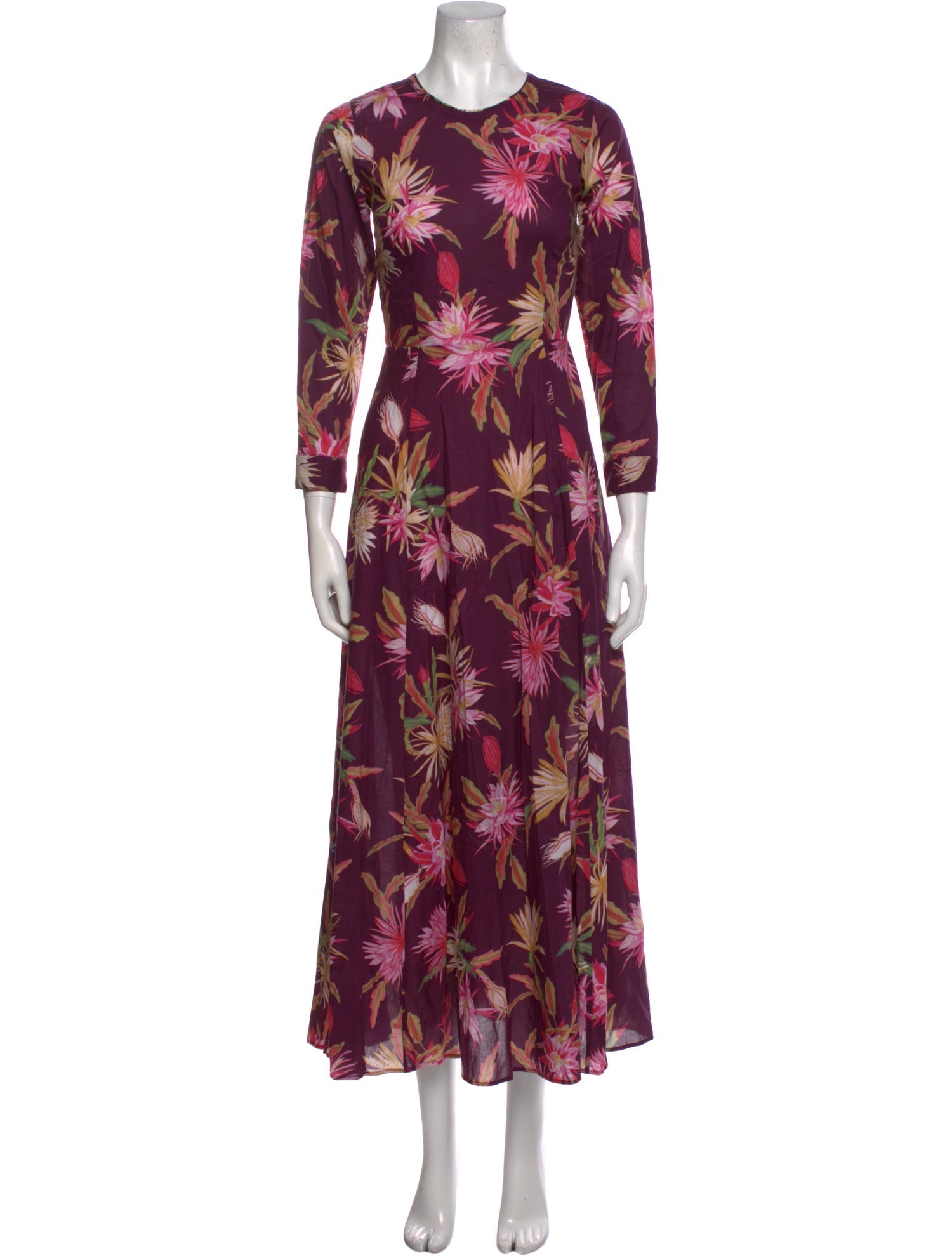 Beatrice Valenzuela Floral Print Long Dress