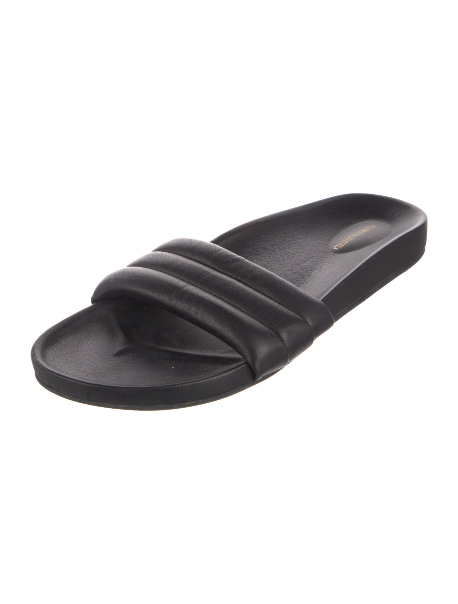 Beatrice Valenzuela Leather Slides