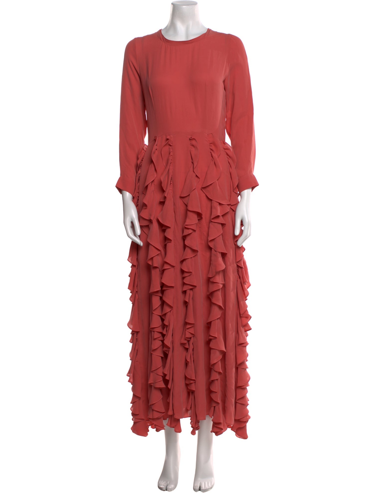 Beatrice Valenzuela Silk Long Dress