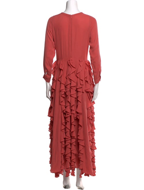 Beatrice Valenzuela Silk Long Dress