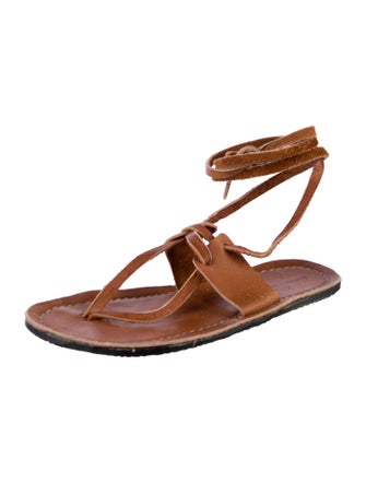 Beatrice Valenzuela Leather Gladiator Sandals