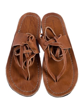 Beatrice Valenzuela Leather Gladiator Sandals