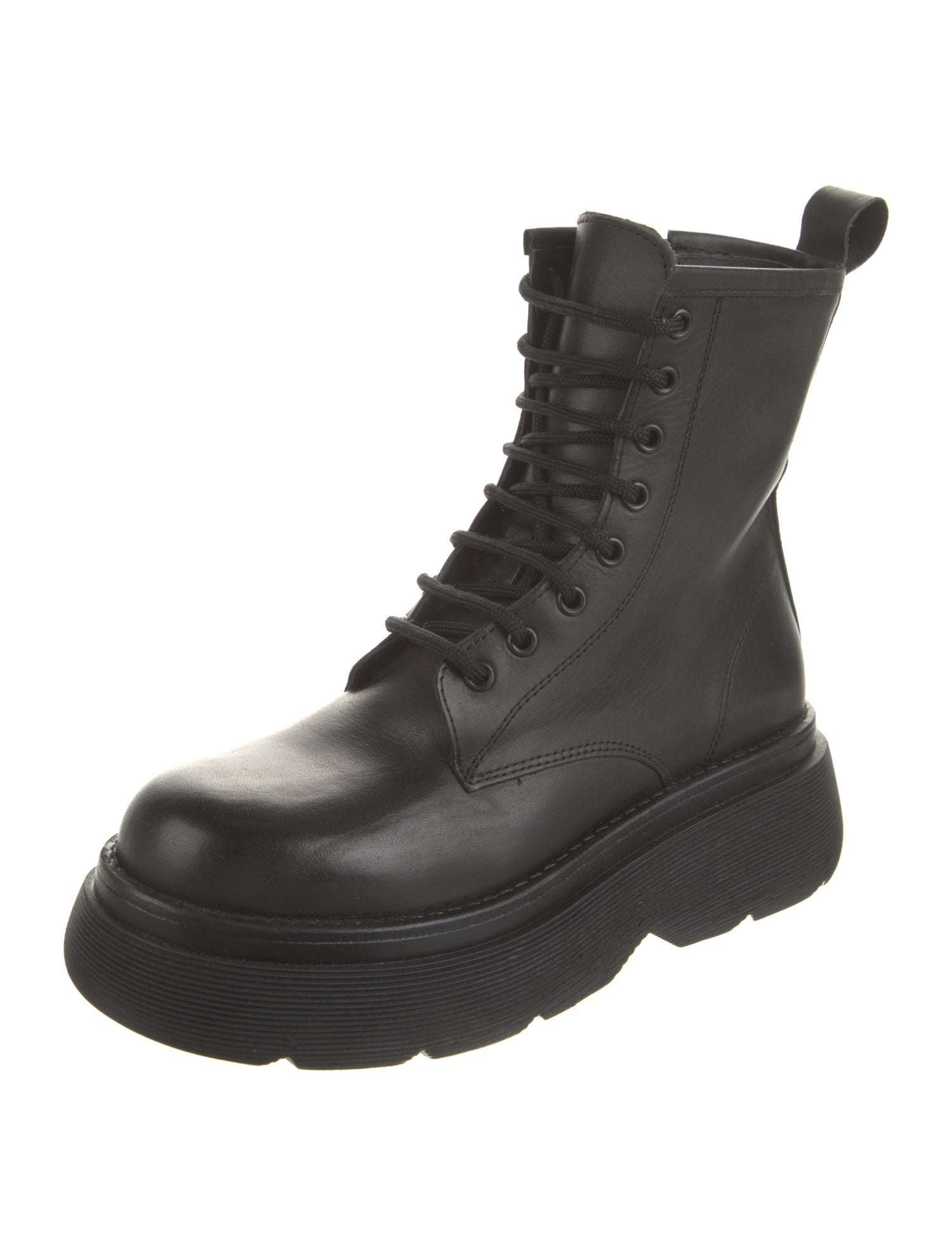 Baldinini Leather Combat Boots