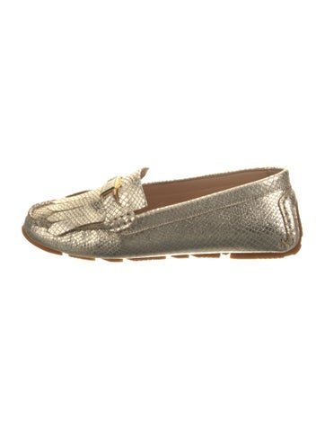 Baldinini Flats Leather Loafers IT 37 | 7