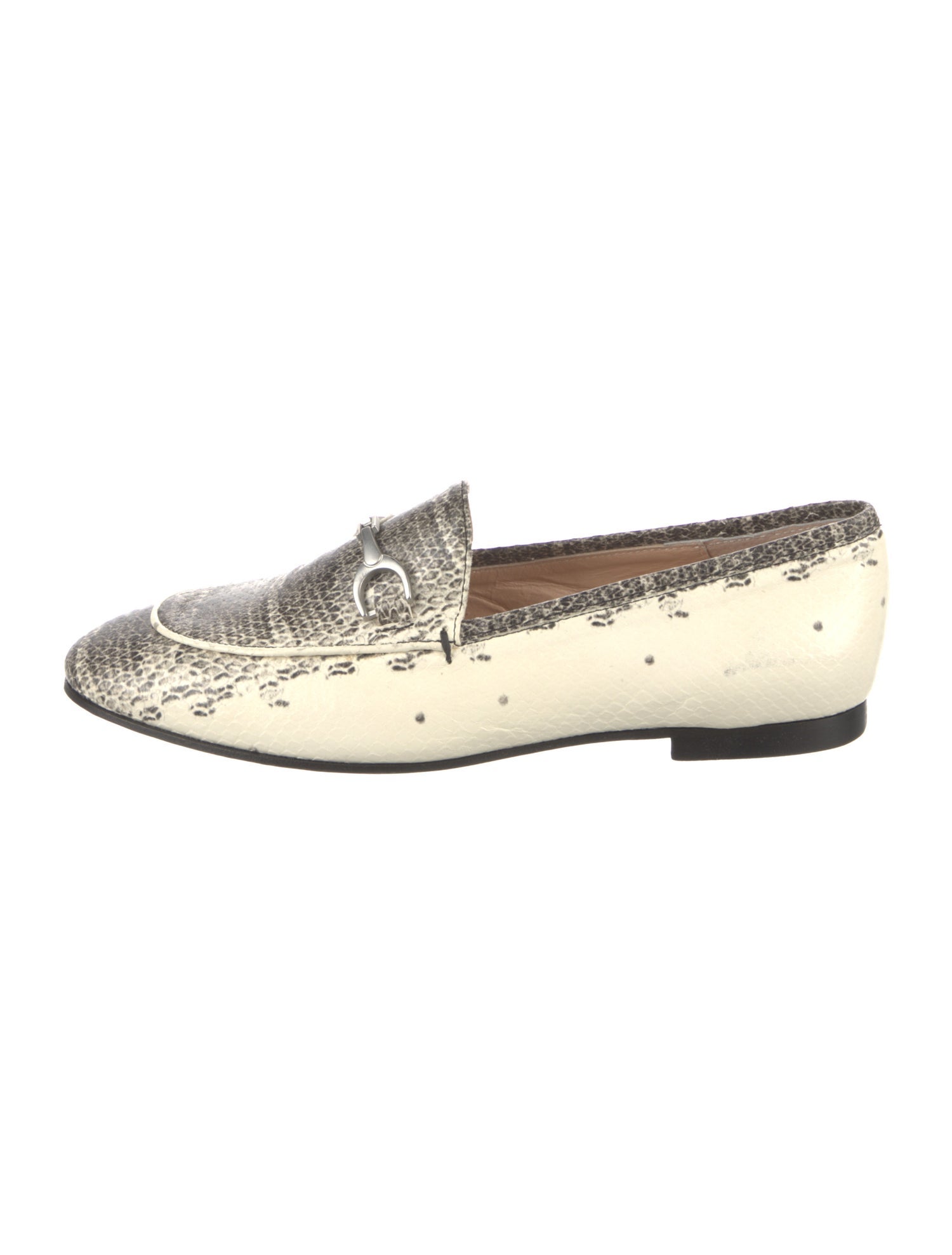Baldinini Python Animal Print Loafers