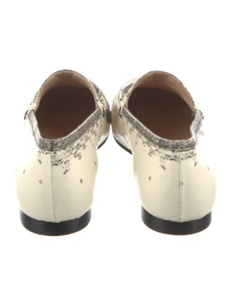Baldinini Python Animal Print Loafers