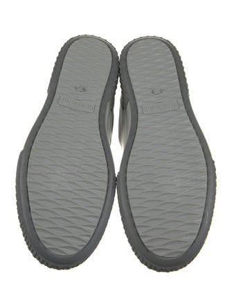 Baldinini Leather Colorblock Pattern Sneakers