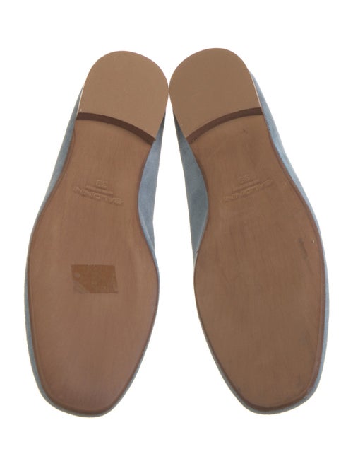 Baldinini Suede Lasercut Accents Loafers