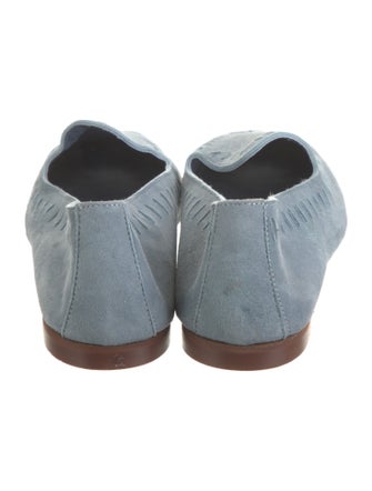 Baldinini Suede Lasercut Accents Loafers