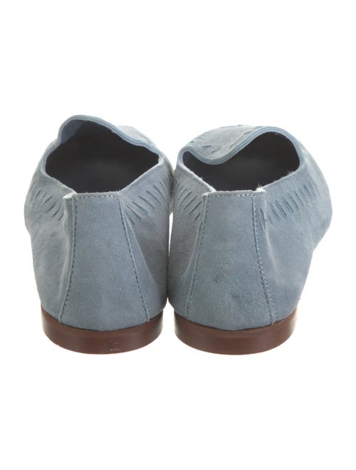 Baldinini Suede Lasercut Accents Loafers