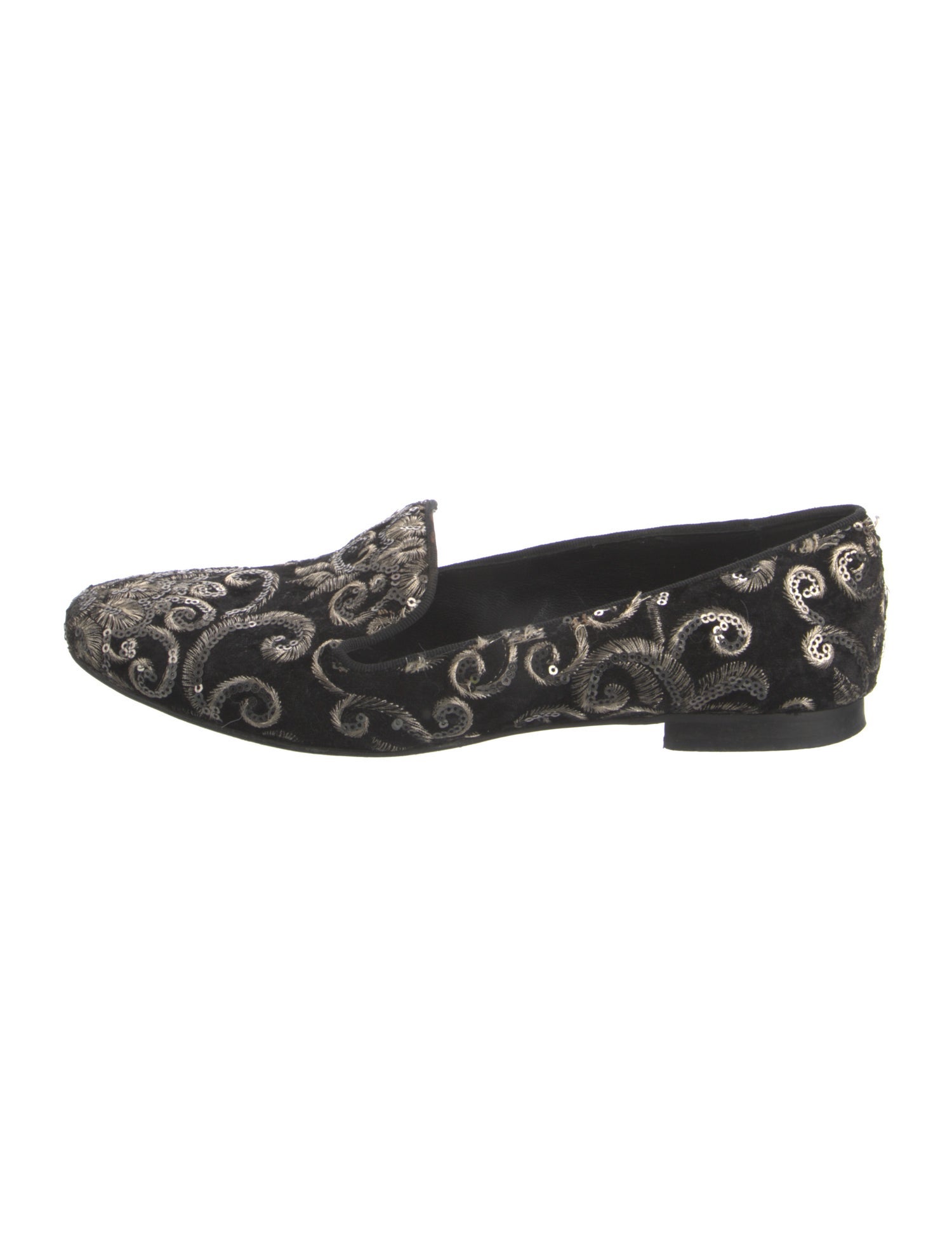 Baldinini Velvet Printed Loafers