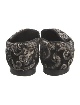 Baldinini Velvet Printed Loafers