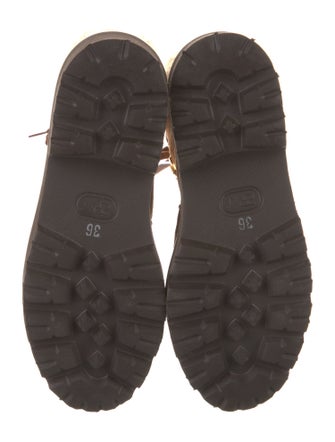 Baldinini Suede Combat Boots