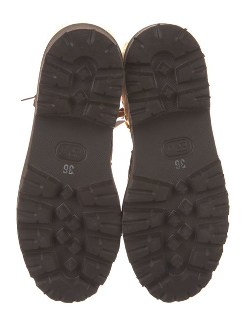 Baldinini Suede Combat Boots