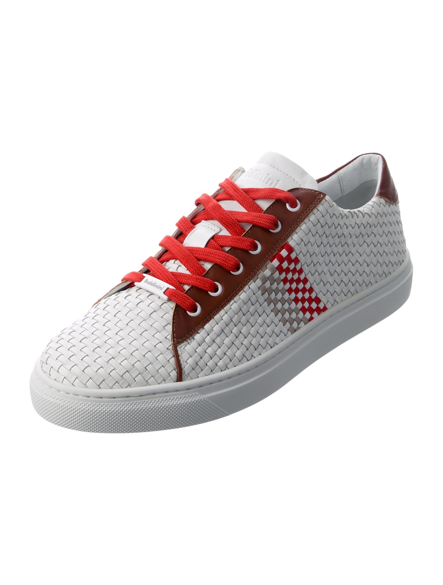 Baldinini Leather Patterned Sneakers