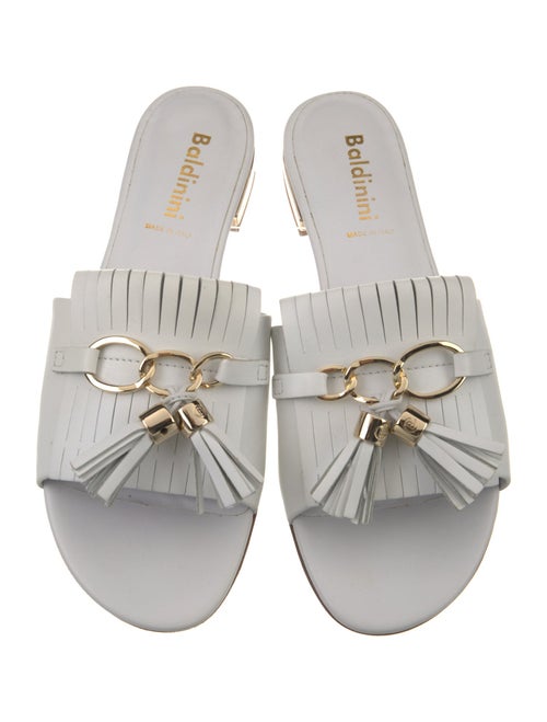 Baldinini Leather Slides