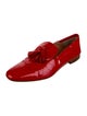 Baldinini Patent Leather Lasercut Accents Loafers