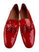 Baldinini Patent Leather Lasercut Accents Loafers