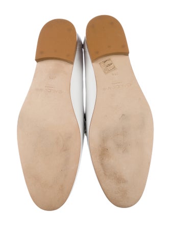 Baldinini Leather Chain-Link Accents Loafers