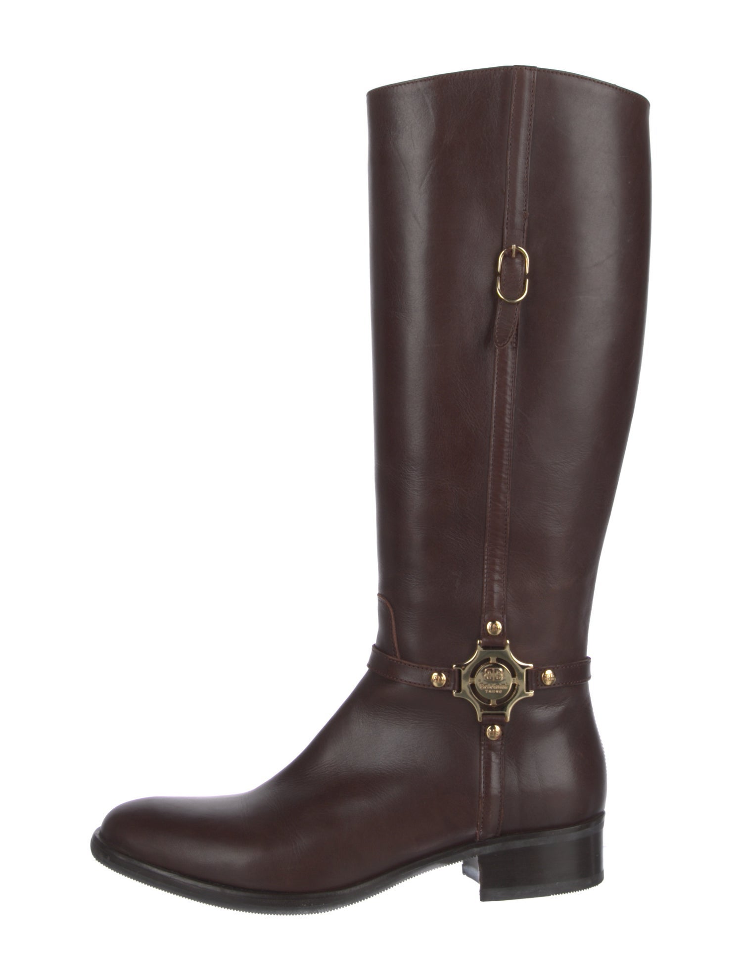 Baldinini Leather Riding Boots