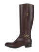 Baldinini Leather Riding Boots