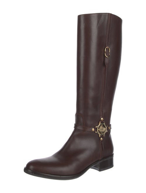 Baldinini Leather Riding Boots