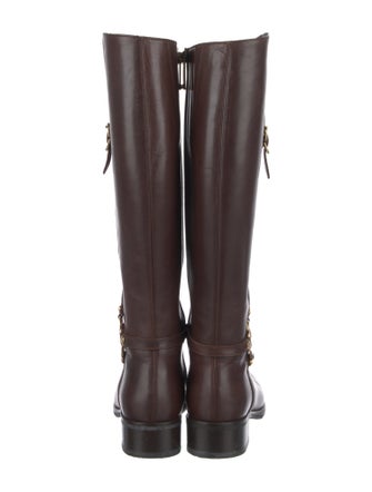 Baldinini Leather Riding Boots