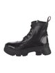 Baldinini Leather Combat Boots