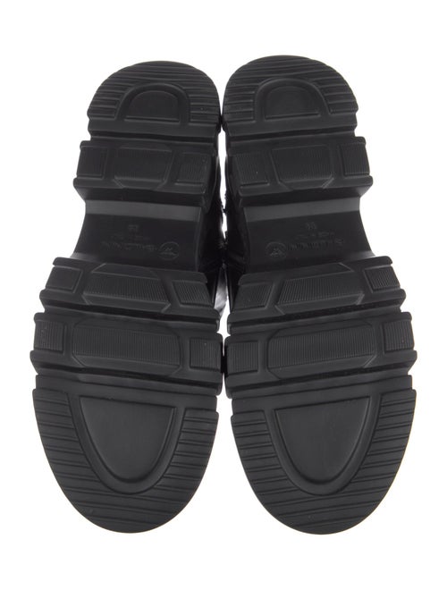 Baldinini Leather Combat Boots