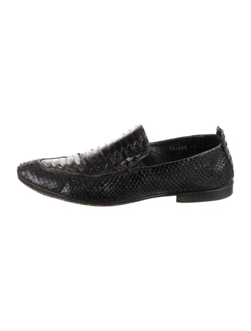 Baldinini Python Dress Loafers