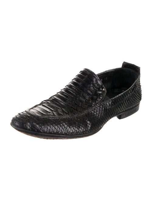 Baldinini Python Dress Loafers