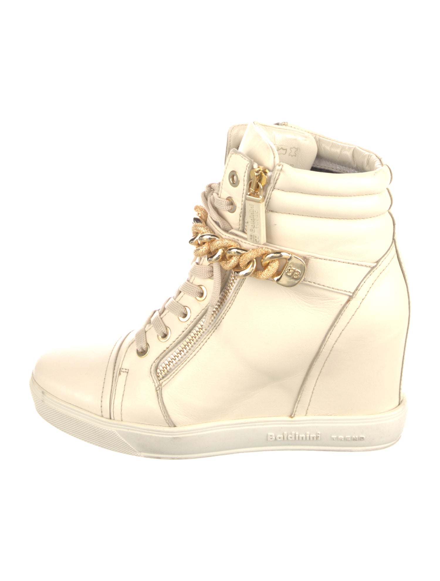 Baldinini Patent Leather Lace-Up Boots