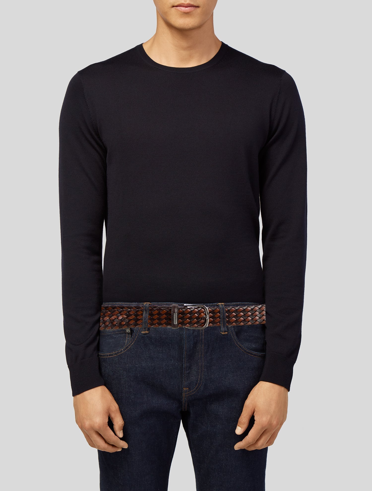 Baldinini Leather Waist Belt
