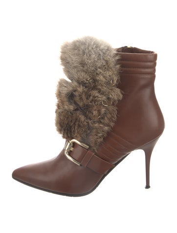 Pre-owned Baldinini Leather Boots In Brown
