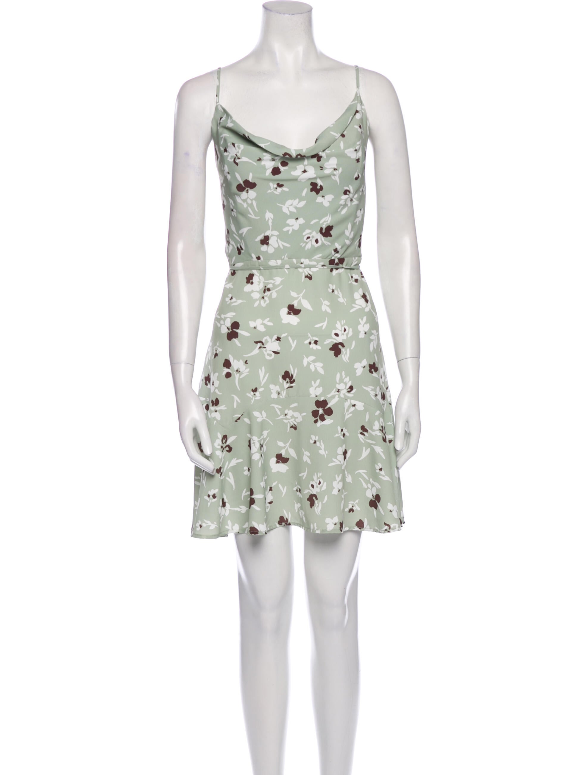 Willowby by watters Floral Print Mini Dress w/ Tags