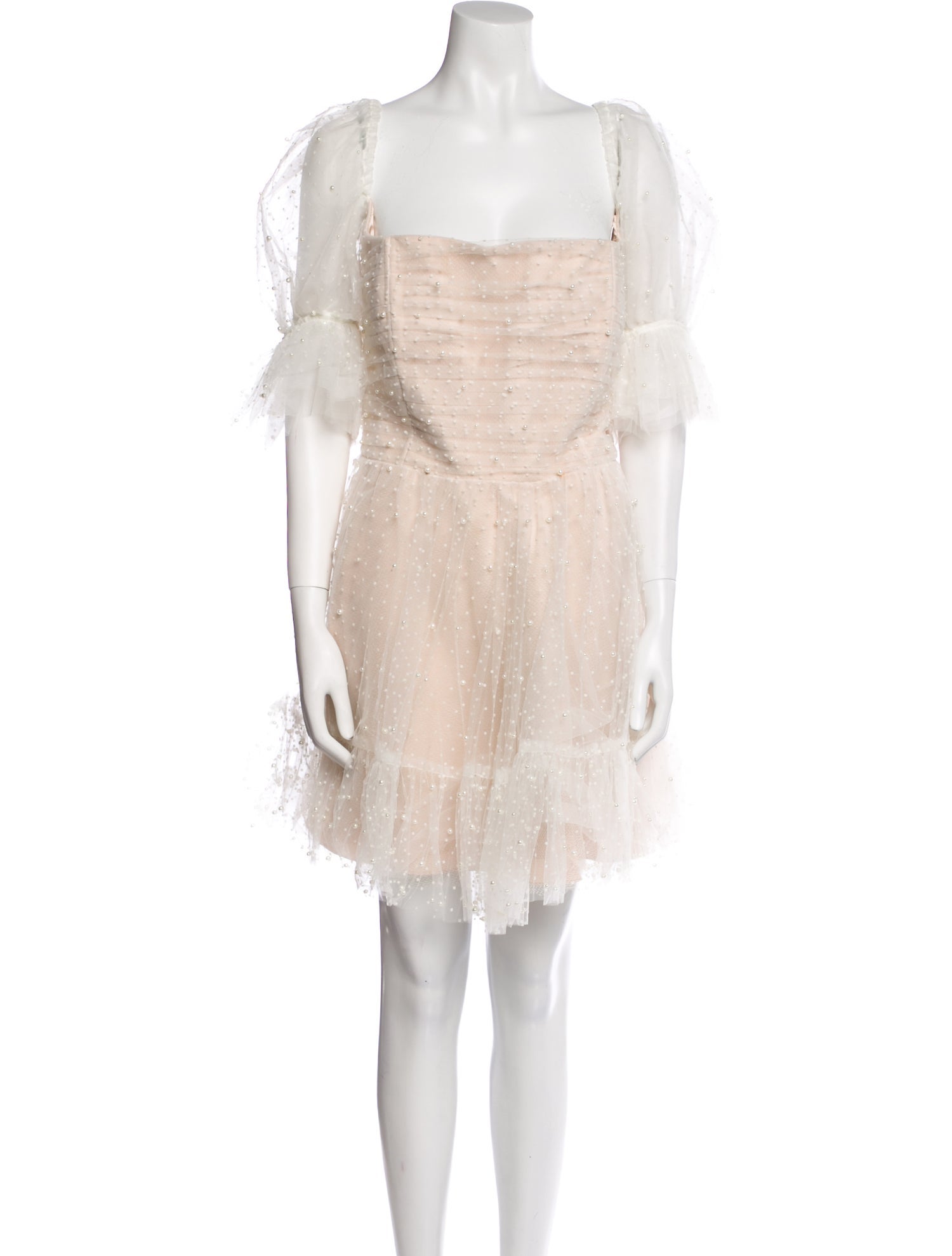 Willowby by watters Square Neckline Mini Dress