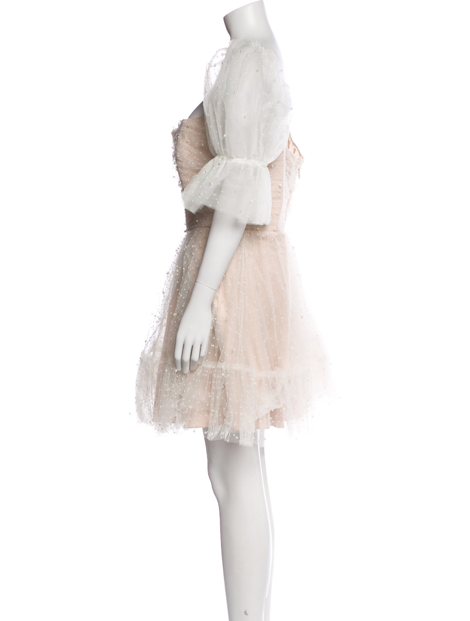 Willowby by watters Square Neckline Mini Dress