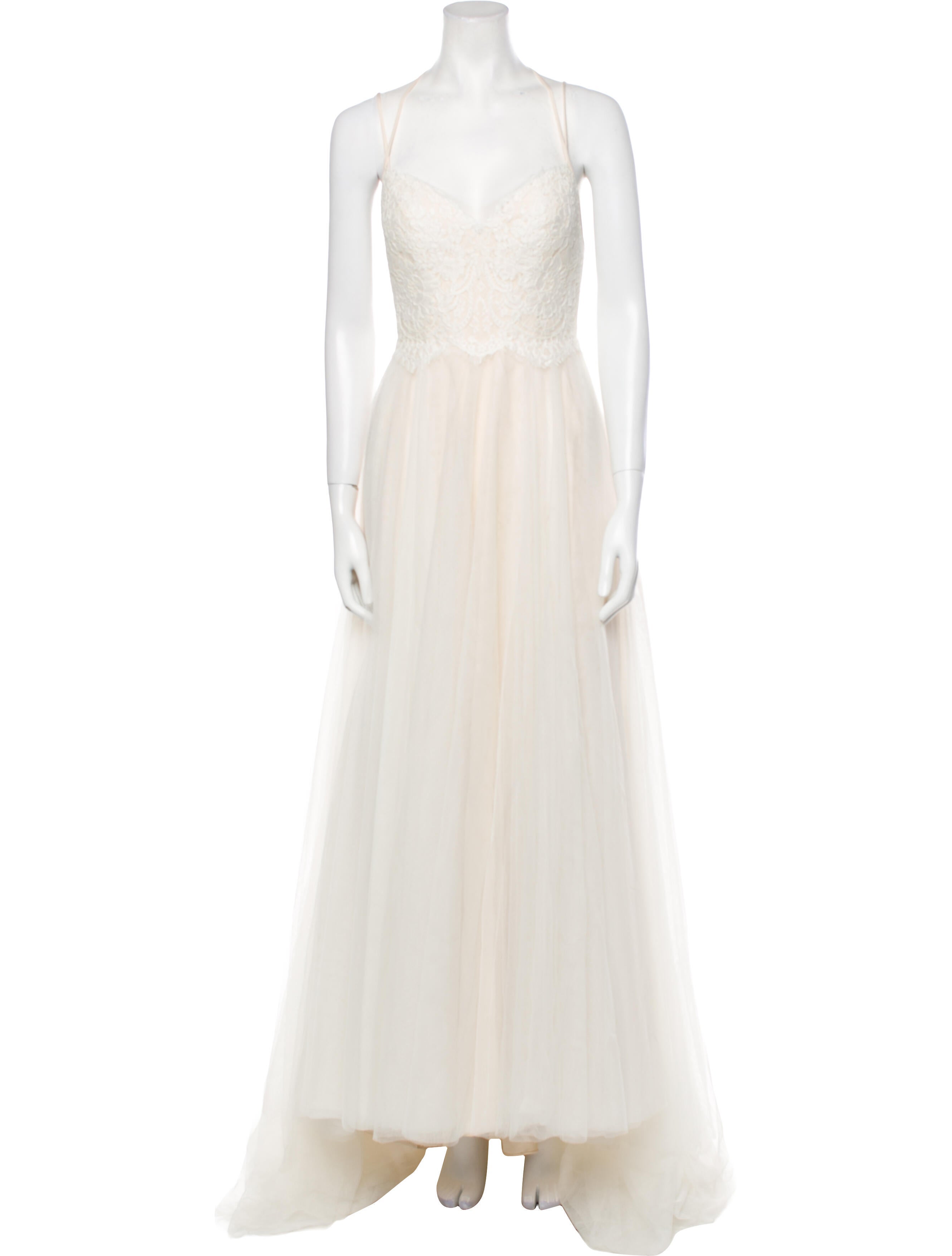 Willowby by watters Square Neckline Long Dress