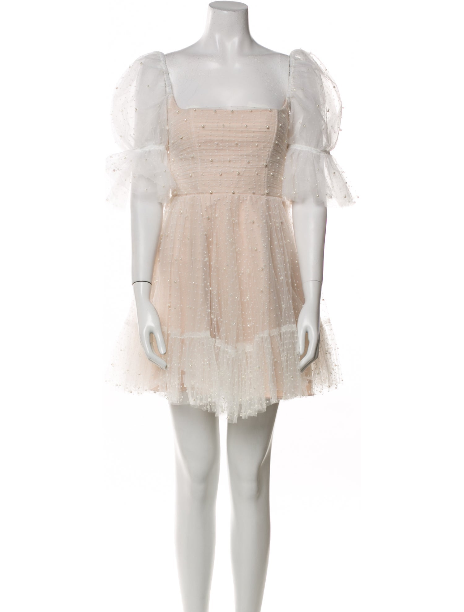 Willowby by watters Square Neckline Mini Dress