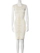 BCBGMaxAzria Runway Lace Pattern Mini Dress
