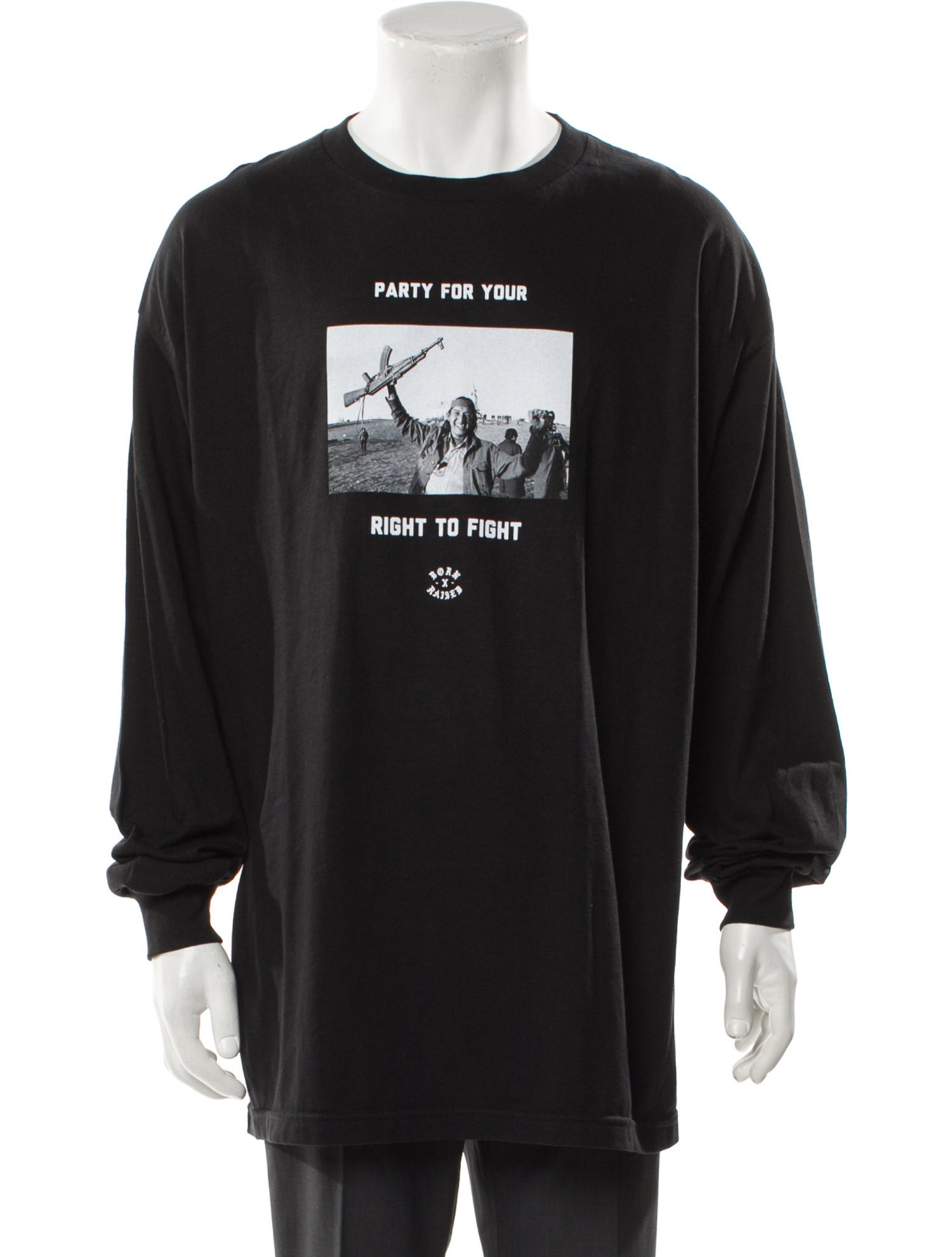 Born x Raised Graphic Print Crew Neck T-Shirt