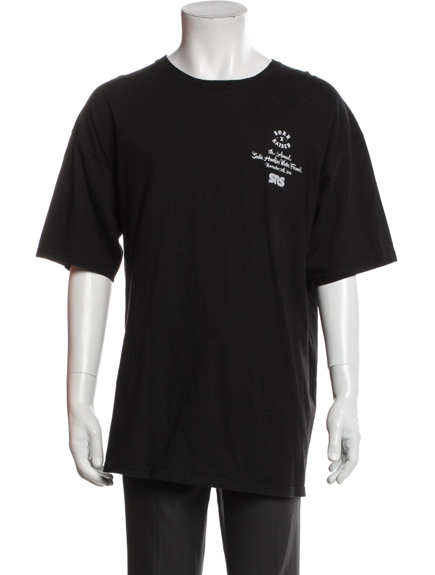 Born x Raised Graphic Print Crew Neck T-Shirt