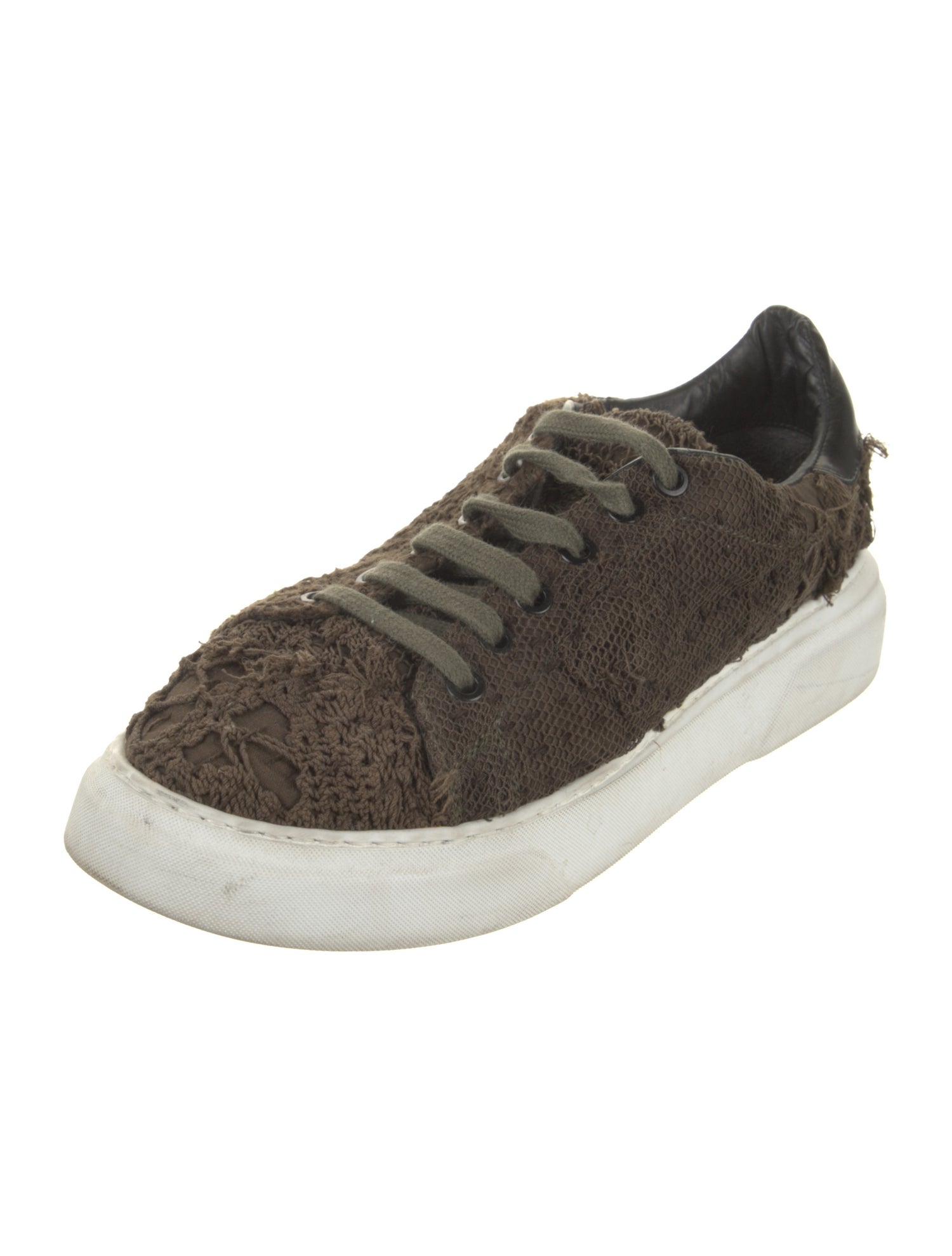 By Walid Mesh Accents Sneakers