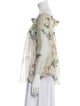 By Walid Floral Print Off-The-Shoulder Blouse