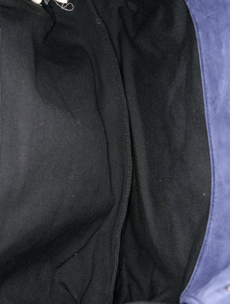 By Walid Suede Messenger Bag