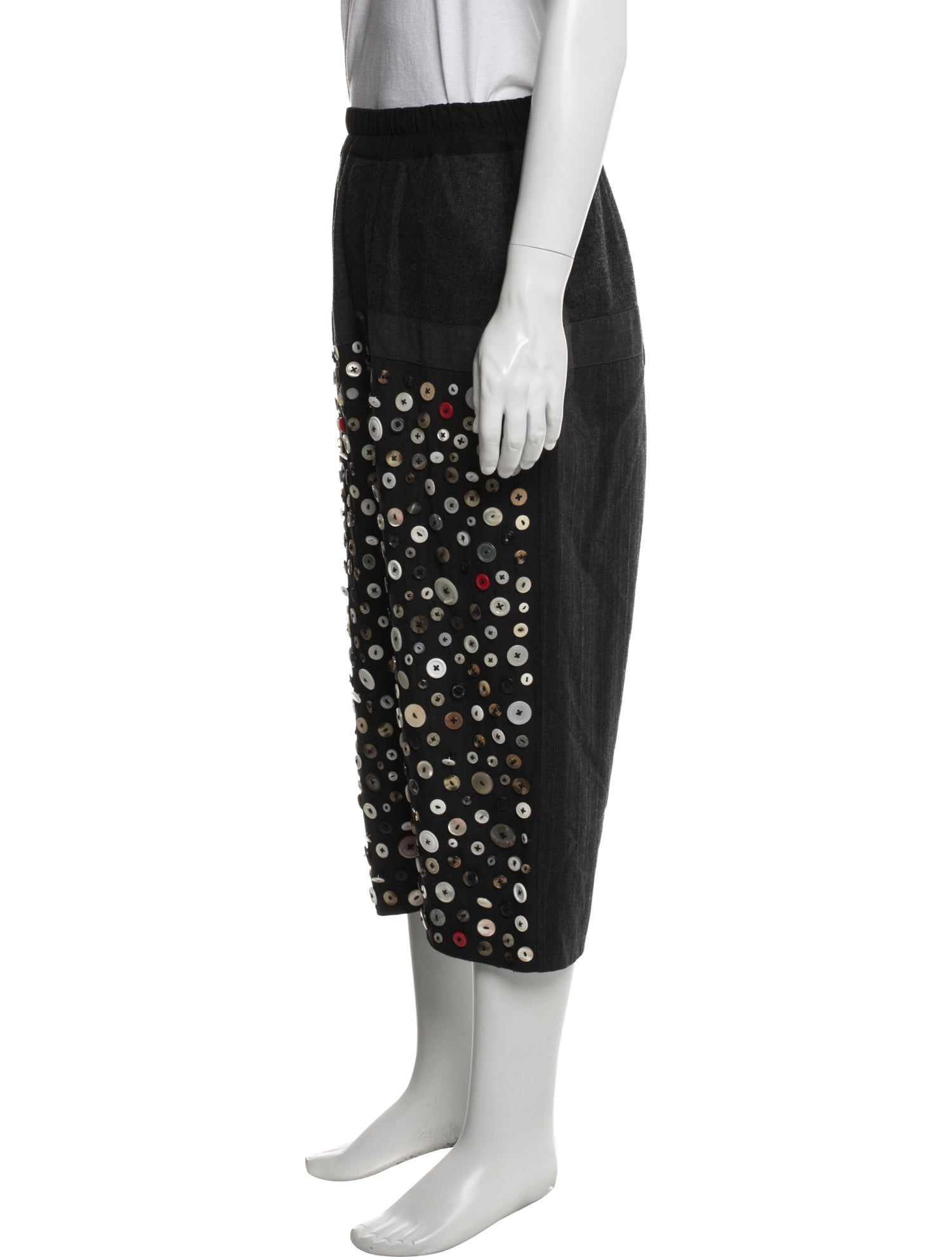 By Walid Wool Graphic Print Lounge Bottoms