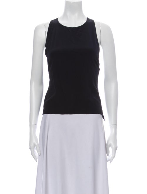 Byblos Silk Crew Neck Top Grey